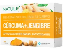 NATULI CÚRCUMA + JENGIBRE 30 CÁPSULAS