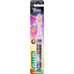 Cepillo Dental Gum Infantil Trolls con Luz suave