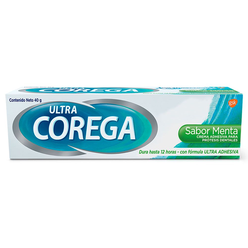 Ultra Corega Crema Adhesiva Sabor Menta X40GR