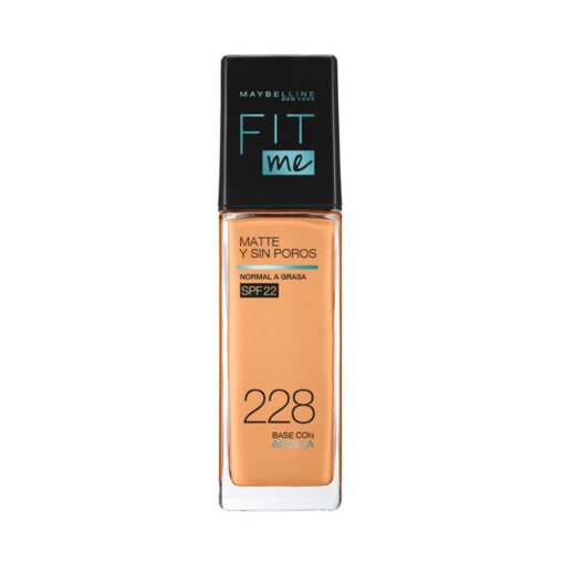 Base Líquida Maybelline Fit Me Matte + Poreless Fps 22 30ml