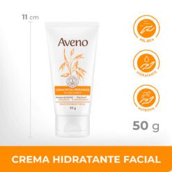 Alternative view of Aveno crema hidratante facial piel sensible y seca