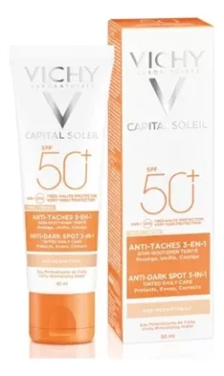 Vichy capital soleil SPF 50 anti manchas con color