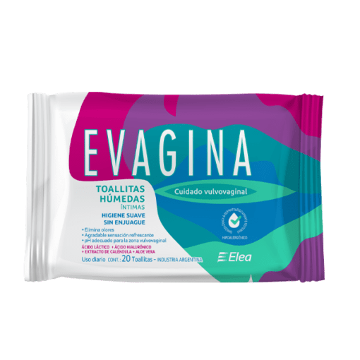 Evagina toallitas húmedas íntimas X 20 unidades