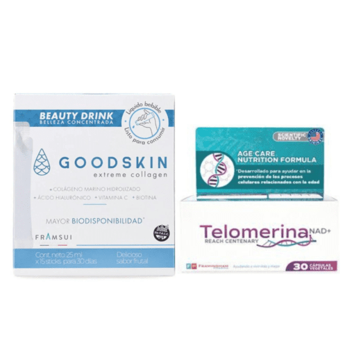 Good skin + telomerina