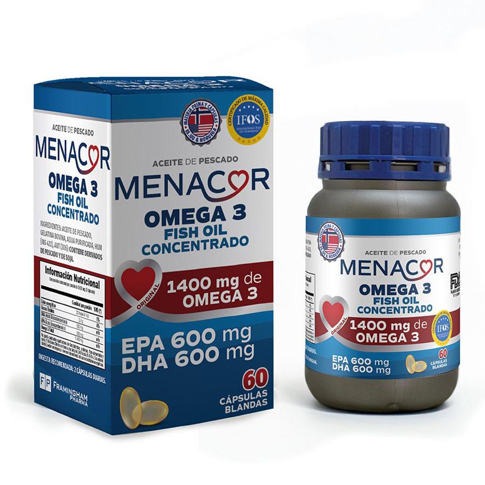 Menacor omega 3 X60 capsulas