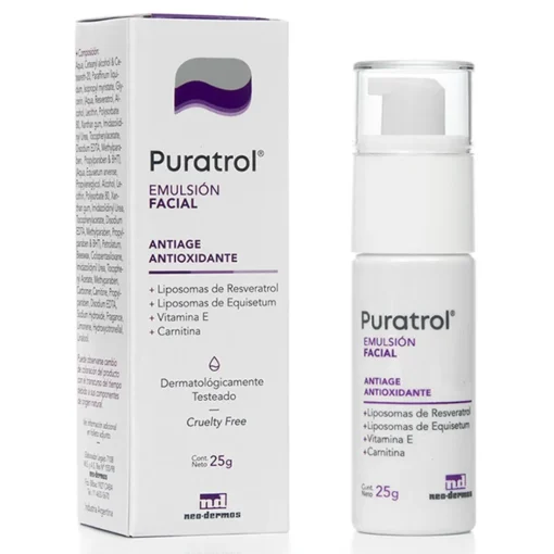 Puratrol emulsión facial antiage X25gr