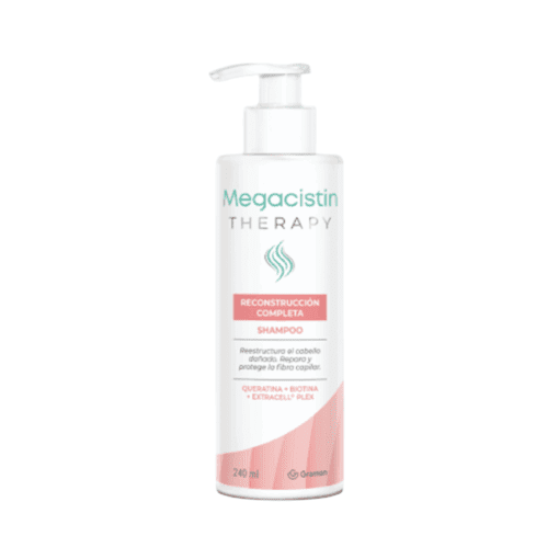 Megacistin therapy shampoo reconstruccion completa X240ml