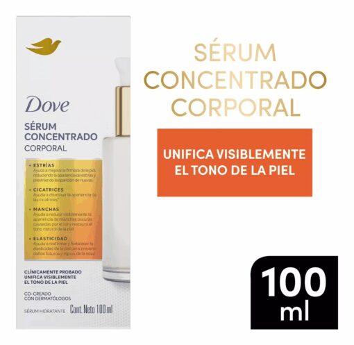 Dove serum corporal antiestrías, cicatrices y manchas X100ml