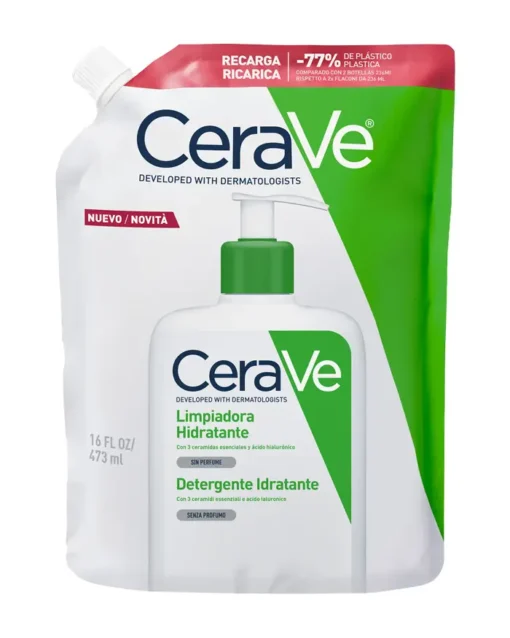 Cerave Limpiadora hidratante refill X473ml