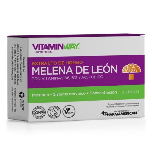 Melena de Leon vitamin way X30 capsulas
