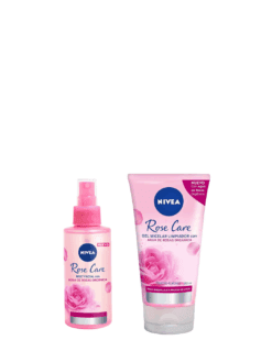 COMBO NIVEA ROSE CARE GEL MICELAR + AGUA DE ROSAS