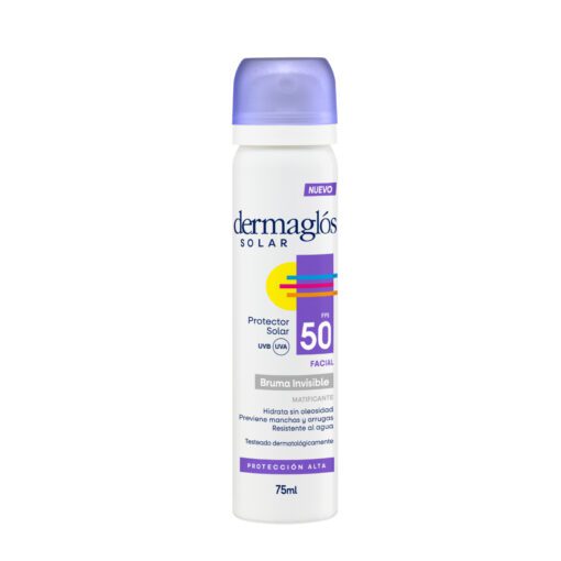 Dermaglos solar bruma invisible matificante FPS 50 X75ml