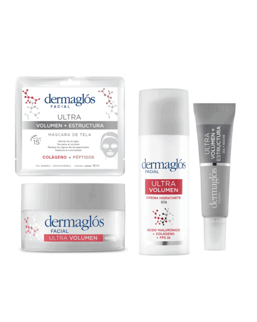 Dermaglos kit facial ultra volumen