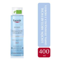 Eucerin dermatoclean agua micelar X400