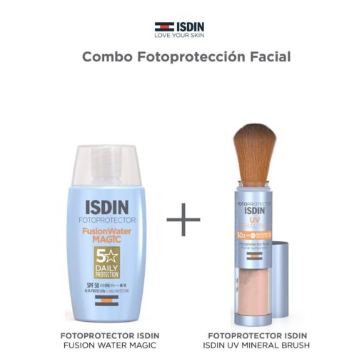 Isdin combo fotoprotección facial