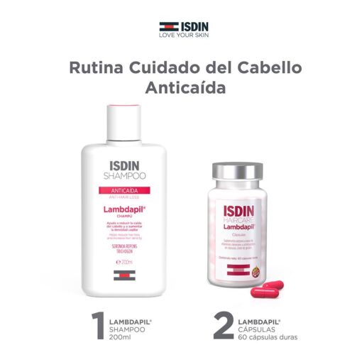 Isdin rutina cuidado del cabello anticaída