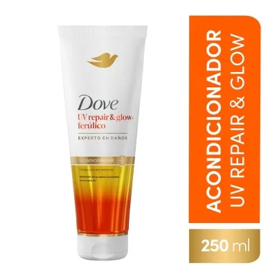 Dove uv repair & glow ferúlico acondicionador X250lm