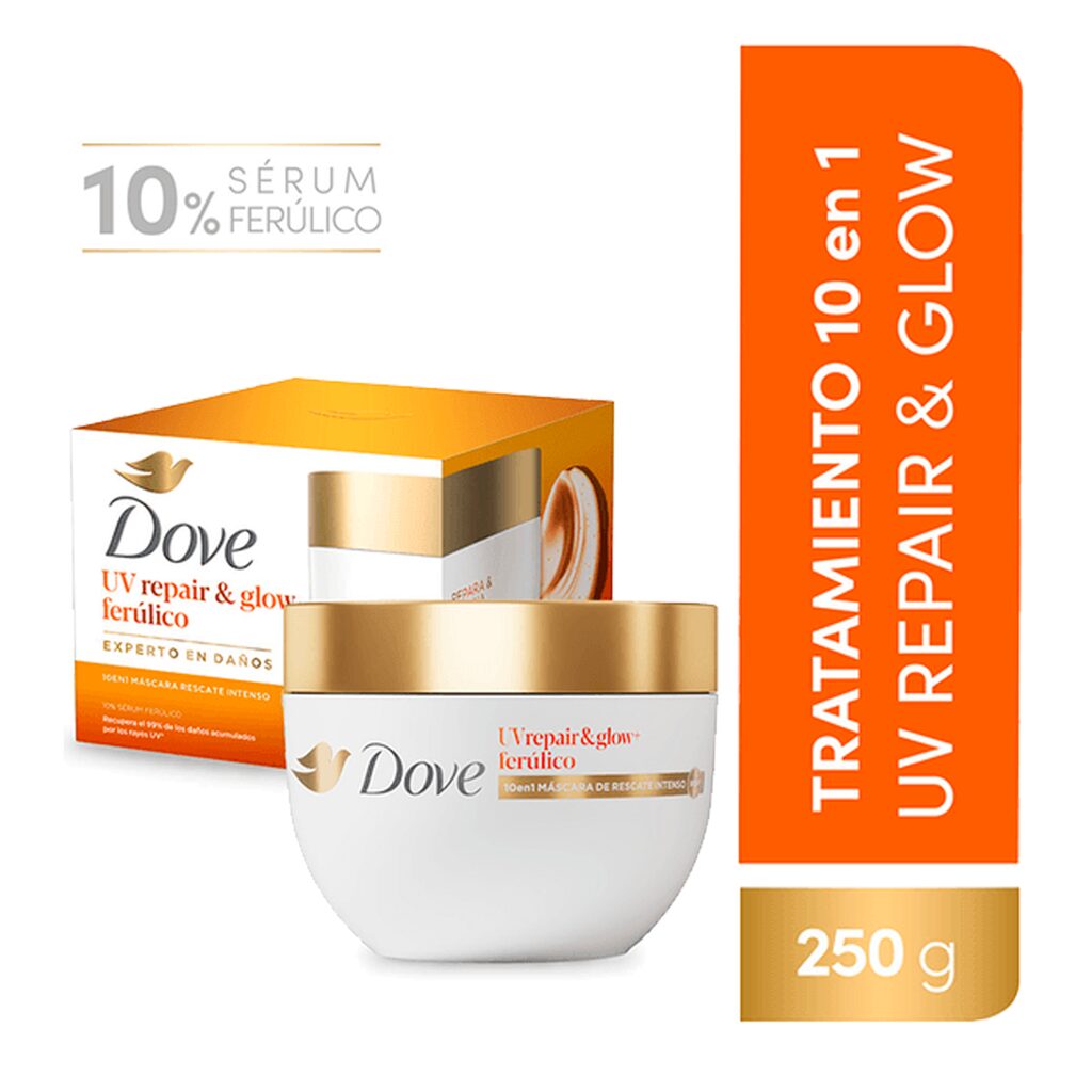 Dove uv repair & glow ferúlico mascara rescate intenso X250gr