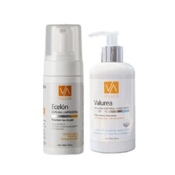 Combo valuge: valurea emulsion corporal X250ml + ecelon espuma de limpieza X125ml