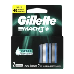 Gillette mach 3 extra lubricacion X2 repuestos para afeitar