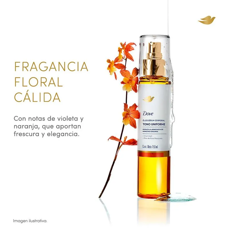 Dove oleo serum corporal tono uniforme X150ml - Imagen 2