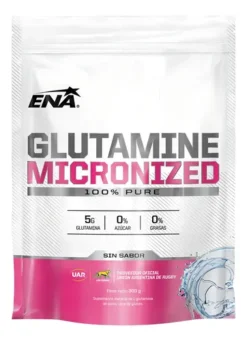 ENA glutamine micronized 100% pure X300gr sin sabor