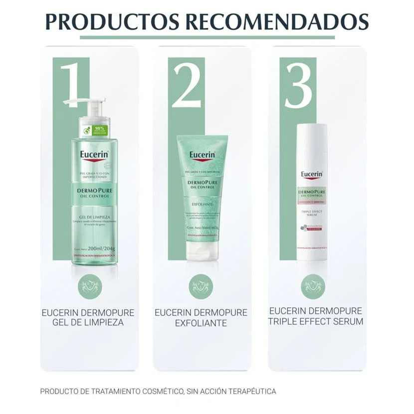 Eucerin dermopure oil control crema facial intendiva de noche X40ml - Imagen 5