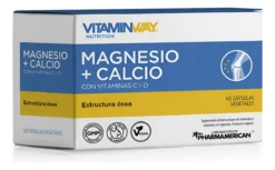 VITAMIN WAY MAGNESIO + CALCIO CON VIT C Y D X60 CAPSULAS