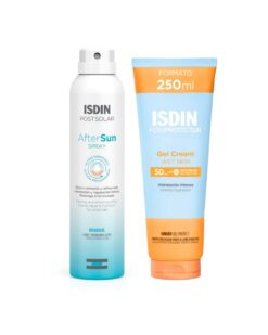 Combo isdin: After sun + gel cream FPS 50+ X250ml