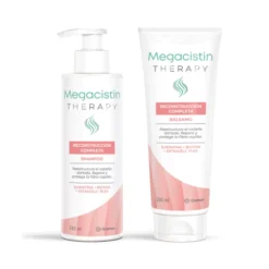 Megacistin therapy kit reconstruccion completa shampoo + balsamo