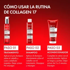 Alternative view of vichy dercos collagen filler 17 Acondicionador 200ml