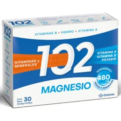 102 magnesio X30 comprimidos