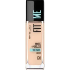 Maybelline fit me matte + poreless tono 120