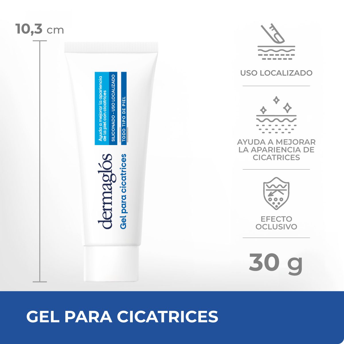 Dermaglos gel para cicatrices X30gr - Imagen 3