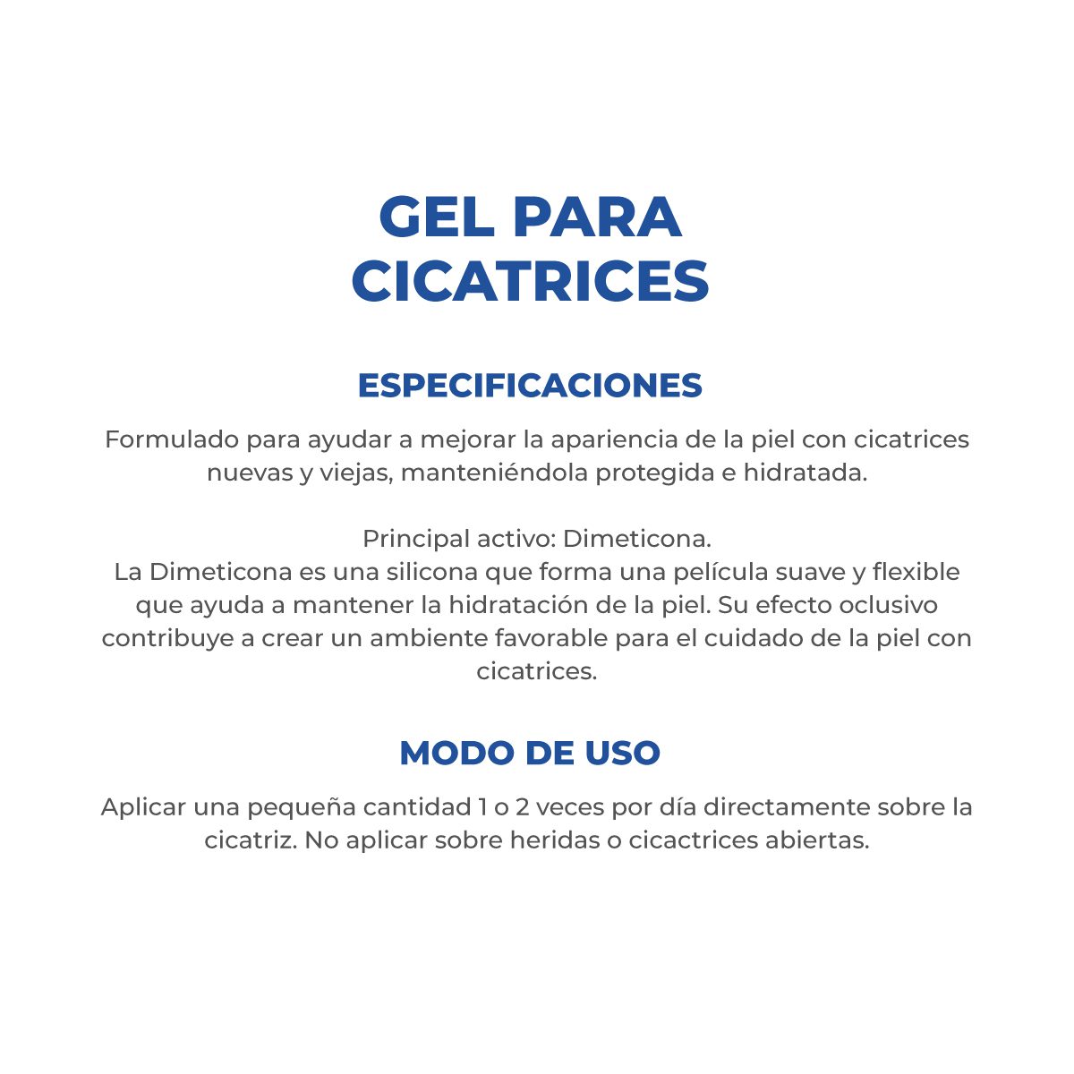 Dermaglos gel para cicatrices X30gr - Imagen 2