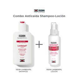 Combo isdin lambdapil anticaida champoo - 200ml + locion -125ml