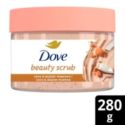 Dove exfoliante corporal coco y azucar mascavo X280gr