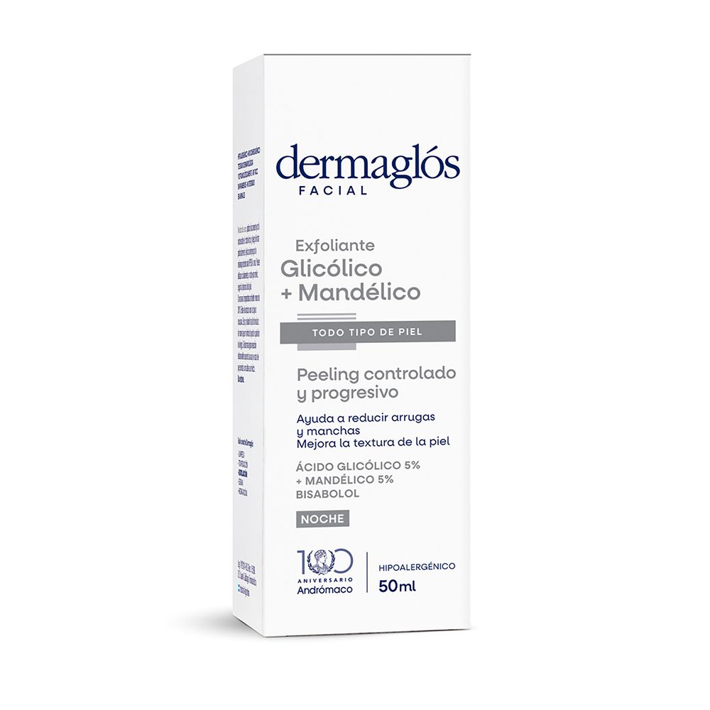 Dermaglós exfoliante glicólico + mandélico X50ml