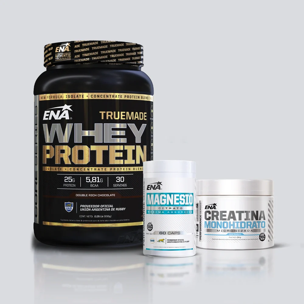 ENA Combo Despegue PROTEÍNA + CREATINA + CITRATO DE MAGNESIO