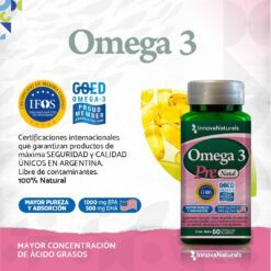 Innovanaturals omega 3 prenatal x60 capsulas blandas - Imagen 3